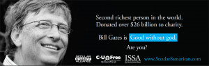 Bill Gates atheist campaign