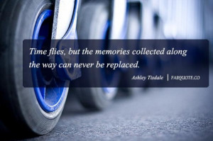 Ashley Tisdale Time Flies Quote