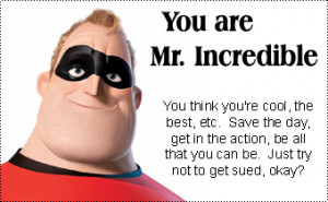 Characters From Incredibles