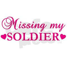 Navy Wife Quotes | Missing My Soldier (Pink) Ceramic Travel Mug