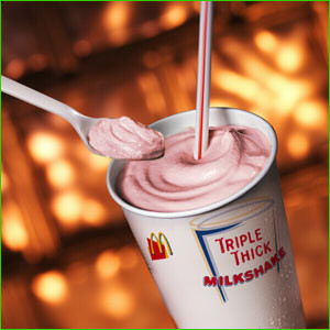 Now, according to McDonald's website , their Strawberry Triple Thick ...