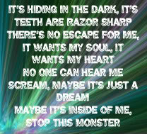 Monster by Skillet lyrics Image