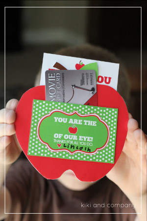 You are the apple of our eye {Free Teacher Appreciation Printable} by ...