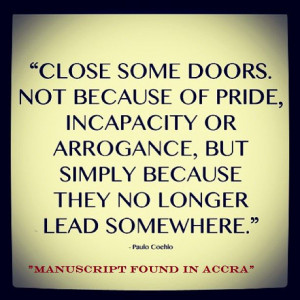 moving on