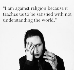 Marilyn Manson was in a Christian school