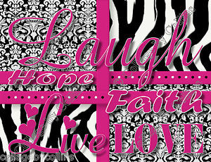 Zebra Print Quotes http://www.ebay.com/itm/Zebra-Print-Damask-Pink ...