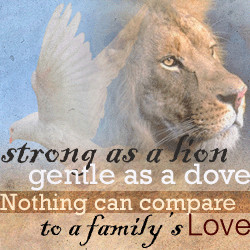 Lion with Quotes and Sayings