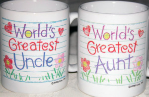 Personalized Coffee Mug - Aunt and Uncle Sayings - Ready to Ship