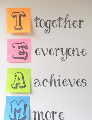 Team Work Together Quote