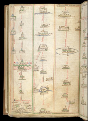Matthew Paris’ Itinerary from London to Chambery in his “Book of ...