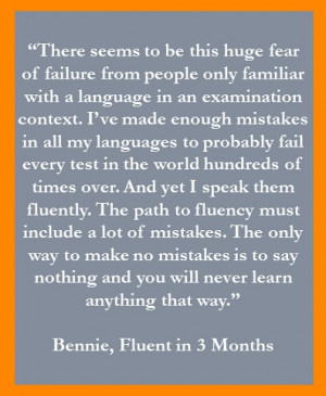 For many adult students, the fear around making mistakes goes back to ...