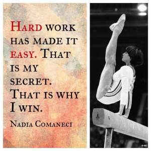 Nadia Comaneci #gymnastic #quote via @TheOlympics