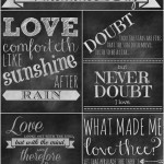 Printable Chalkboard Shakespeare Quotes for Valentine’s Day