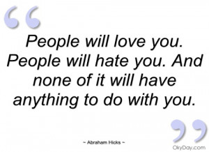 people will love you abraham hicks