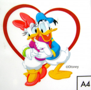Donald Duck Love Heart For...