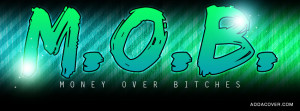 Money Over Bitches) Facebook Cover