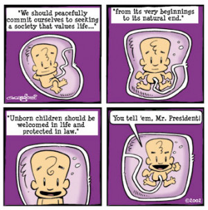 Womb With a View (Pro-Life Cartoon Strip in Syndication)
