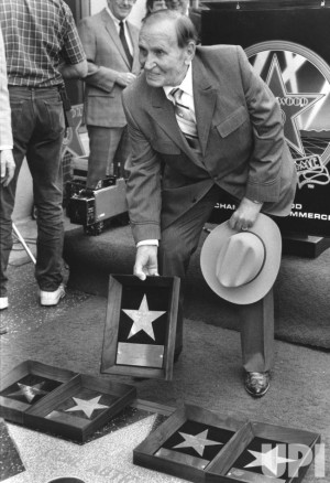 Gene Autry receives fifth star on Hollywood Walk of Fame