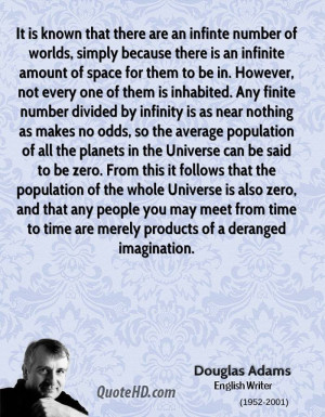 It is known that there are an infinte number of worlds, simply because ...