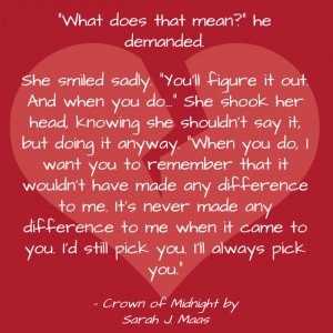 Crown of Midnight by Sarah J. Maas quote Journey Through Fiction