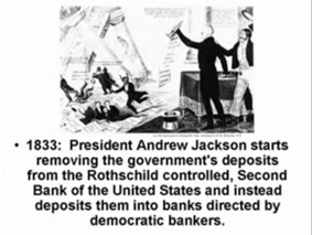 National Bank Andrew Jackson Political Cartoon