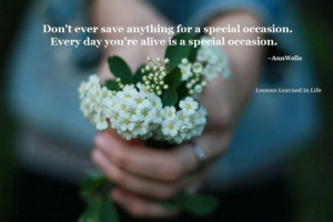 Special Occasions