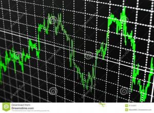 ... Stock Photography: Stock Quotes at real time at the stock exchange
