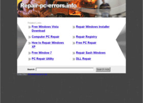 repair pc errors info repair pc errors info