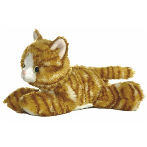 Orange Tabby Cat Stuffed Animal