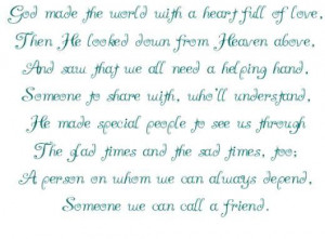 Special Friend Poems and Quotes