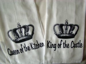 King And His Queen Quotes King and queen tea towels