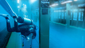 NYC new york surreal Manhattan subway hurricane flood hurricane sandy