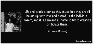 ... love and hatred, in the individual bosom, and it is a sin and a shame