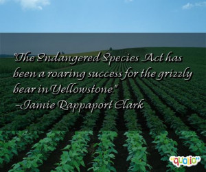 The Endangered Species Act has been a