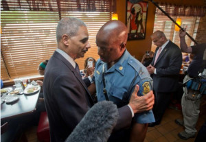 Eric Holder In Ferguson: 'I Am A Black Man' Who Recalls Being Hassled ...