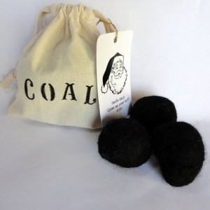 Tell someone to clean up their act this Christmas with Coal Felted ...