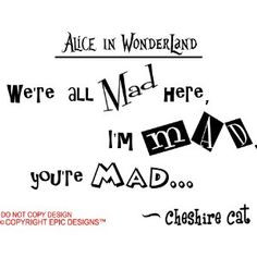 alice in wonderland quote more wonderland quotes wonderland parties ...