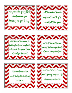Free Printable Christmas Card Sayings