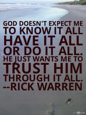 rick warren Inspirational Quotes for a Good Morning...and a Great Day!