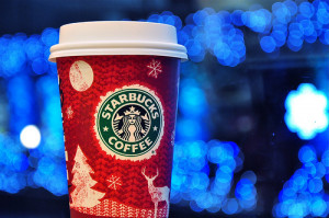 Christmas winter lights cold hot chocolate starbucks peppermint cold ...