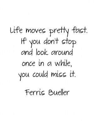 Ferris Bueller...good movie!