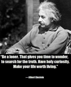 Relevant Einstein quote for us single peeps