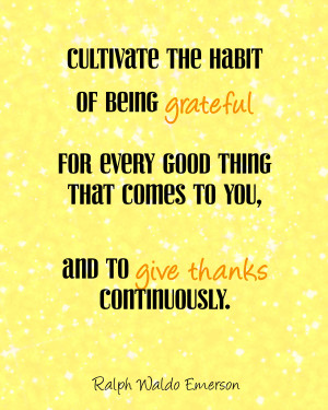 Quotes on Thankfulness + a FREE Printable