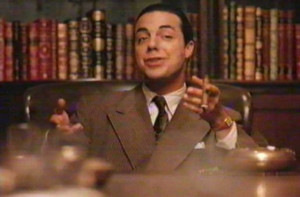 ... wearing, cigar smoking Titus with his hair slicked back. I like it