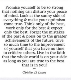 Quotes Live For Positive Outlook