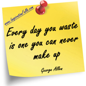 in wasting time quotes previous