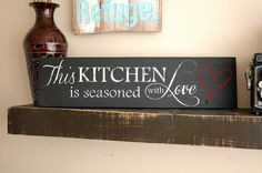 ... With Love...Kitchen Wall Quotes Sayings Words Removable Wall