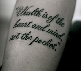 Priorities Quotes about Wealth