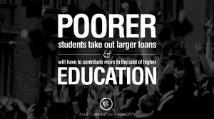 Poorer students take out larger loans and will have to contribute more ...