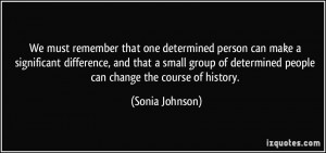 More Sonia Johnson Quotes